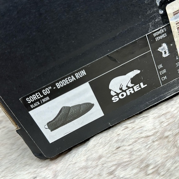 SOREL | Sorel Go - Bodega Run, Black & Gray, NIB Size 6 - Picture 2 of 16